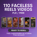 Faceless Reel Videos – 110 Editable Instagram & TikTok Reels