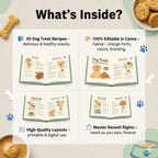 30 Homemade Dog Treats Recipe Book | Printable, Editable & Master Resell Rights
