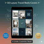 50 Luxury Travel Instagram Reels Covers