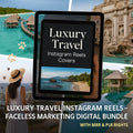 50 Luxury Travel Instagram Reels Covers