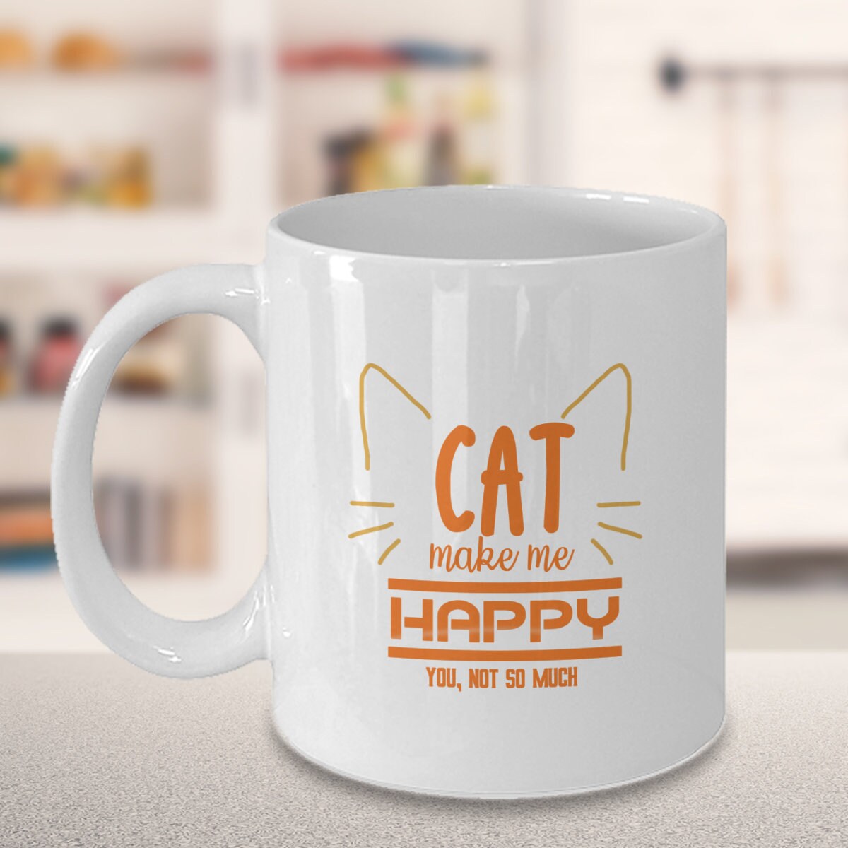 Cat make me happy you not so much | crazy cat lady mug | cat mug | gifts for cat lovers | Cat Lover Gift Mug | mg2u